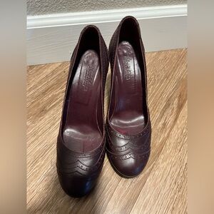 Max Mara burgundy heels size 38